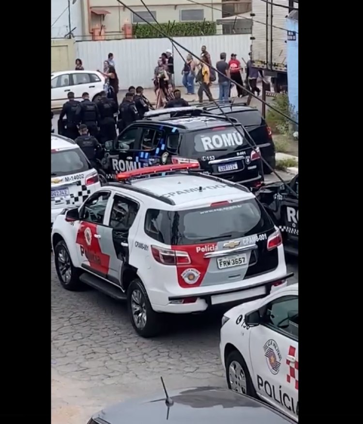 Polícia Militar e GCM expulsaram invasores do MTST de uma área particular no Jardim D'ávila em Osasco